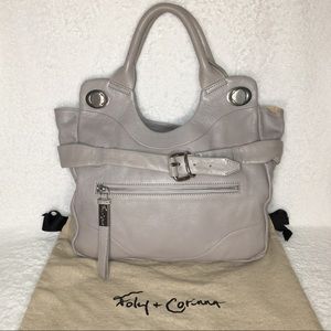 FOLEY + CORINNA Jet Set Medium Satchel, Gray